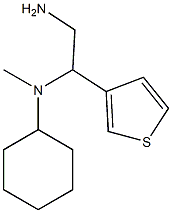 N-(2-amino-1-thien-3-ylethyl)-N-cyclohexyl-N-methylamine Struktur