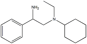 N-(2-amino-2-phenylethyl)-N-cyclohexyl-N-ethylamine Struktur