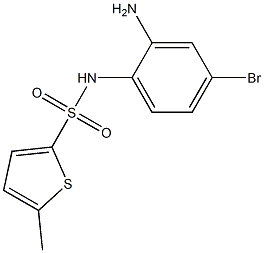 N-(2-amino-4-bromophenyl)-5-methylthiophene-2-sulfonamide Struktur