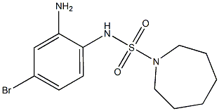 N-(2-amino-4-bromophenyl)azepane-1-sulfonamide Struktur