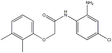 N-(2-amino-4-chlorophenyl)-2-(2,3-dimethylphenoxy)acetamide Struktur