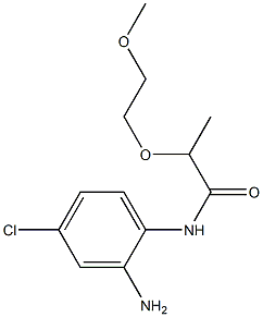 N-(2-amino-4-chlorophenyl)-2-(2-methoxyethoxy)propanamide Struktur