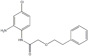 N-(2-amino-4-chlorophenyl)-2-(2-phenylethoxy)acetamide Struktur