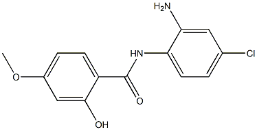 N-(2-amino-4-chlorophenyl)-2-hydroxy-4-methoxybenzamide Struktur