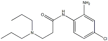 N-(2-amino-4-chlorophenyl)-3-(dipropylamino)propanamide Struktur