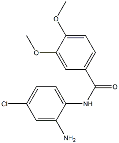 N-(2-amino-4-chlorophenyl)-3,4-dimethoxybenzamide Struktur