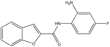 N-(2-amino-4-fluorophenyl)-1-benzofuran-2-carboxamide Struktur