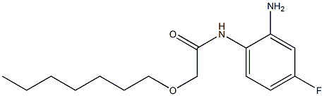 N-(2-amino-4-fluorophenyl)-2-(heptyloxy)acetamide Struktur