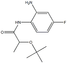 N-(2-amino-4-fluorophenyl)-2-(tert-butoxy)propanamide Struktur