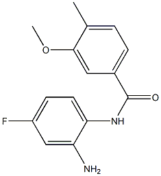 N-(2-amino-4-fluorophenyl)-3-methoxy-4-methylbenzamide Struktur