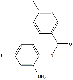 N-(2-amino-4-fluorophenyl)-4-methylbenzamide Struktur