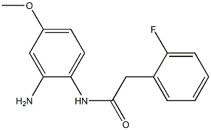 N-(2-amino-4-methoxyphenyl)-2-(2-fluorophenyl)acetamide Struktur