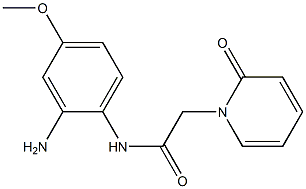 N-(2-amino-4-methoxyphenyl)-2-(2-oxopyridin-1(2H)-yl)acetamide Struktur