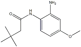 N-(2-amino-4-methoxyphenyl)-3,3-dimethylbutanamide Struktur