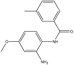 N-(2-amino-4-methoxyphenyl)-3-methylbenzamide Struktur