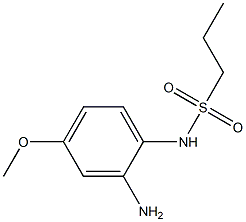 N-(2-amino-4-methoxyphenyl)propane-1-sulfonamide Struktur