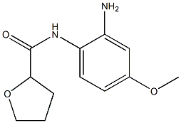 N-(2-amino-4-methoxyphenyl)tetrahydrofuran-2-carboxamide Struktur