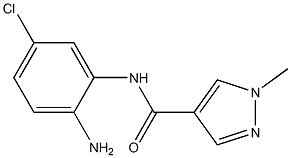 N-(2-amino-5-chlorophenyl)-1-methyl-1H-pyrazole-4-carboxamide Struktur