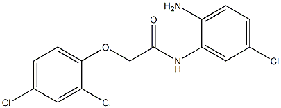 N-(2-amino-5-chlorophenyl)-2-(2,4-dichlorophenoxy)acetamide Struktur