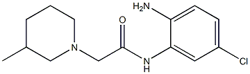 N-(2-amino-5-chlorophenyl)-2-(3-methylpiperidin-1-yl)acetamide Struktur