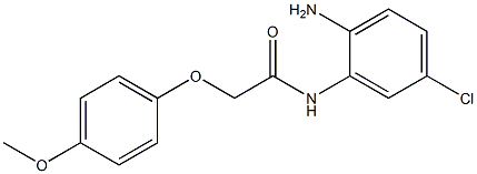 N-(2-amino-5-chlorophenyl)-2-(4-methoxyphenoxy)acetamide Struktur