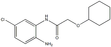 N-(2-amino-5-chlorophenyl)-2-(cyclohexyloxy)acetamide Struktur