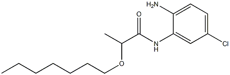 N-(2-amino-5-chlorophenyl)-2-(heptyloxy)propanamide Struktur