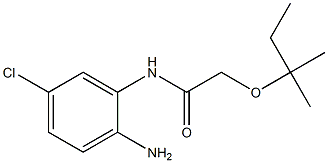 N-(2-amino-5-chlorophenyl)-2-[(2-methylbutan-2-yl)oxy]acetamide Struktur