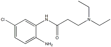 N-(2-amino-5-chlorophenyl)-3-(diethylamino)propanamide Struktur