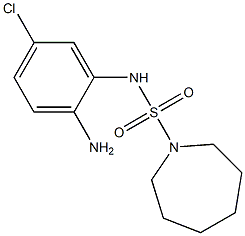 N-(2-amino-5-chlorophenyl)azepane-1-sulfonamide Struktur