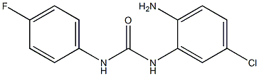 N-(2-amino-5-chlorophenyl)-N'-(4-fluorophenyl)urea Struktur