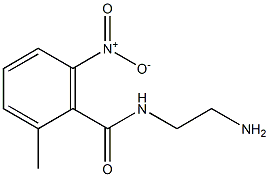 N-(2-aminoethyl)-2-methyl-6-nitrobenzamide Struktur