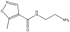 N-(2-aminoethyl)-5-methylisoxazole-4-carboxamide Struktur