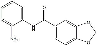 N-(2-aminophenyl)-1,3-benzodioxole-5-carboxamide Struktur