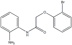 N-(2-aminophenyl)-2-(2-bromophenoxy)acetamide Struktur