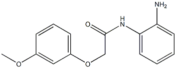 N-(2-aminophenyl)-2-(3-methoxyphenoxy)acetamide Struktur