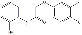 N-(2-aminophenyl)-2-(4-chloro-3-methylphenoxy)acetamide Struktur