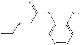 N-(2-aminophenyl)-2-(ethylsulfanyl)acetamide Struktur