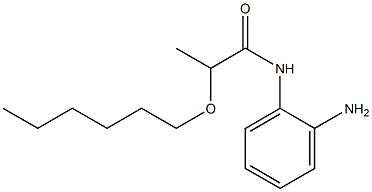 N-(2-aminophenyl)-2-(hexyloxy)propanamide Struktur