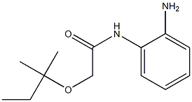 N-(2-aminophenyl)-2-[(2-methylbutan-2-yl)oxy]acetamide Struktur