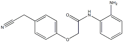 N-(2-aminophenyl)-2-[4-(cyanomethyl)phenoxy]acetamide Struktur