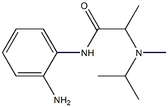 N-(2-aminophenyl)-2-[isopropyl(methyl)amino]propanamide Struktur