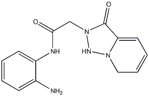 N-(2-aminophenyl)-2-{3-oxo-2H,3H-[1,2,4]triazolo[3,4-a]pyridin-2-yl}acetamide Struktur