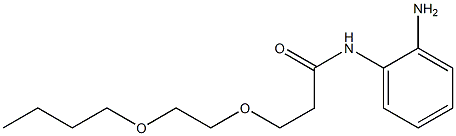 N-(2-aminophenyl)-3-(2-butoxyethoxy)propanamide Struktur