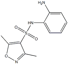 N-(2-aminophenyl)-3,5-dimethyl-1,2-oxazole-4-sulfonamide Struktur