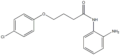 N-(2-aminophenyl)-4-(4-chlorophenoxy)butanamide Struktur