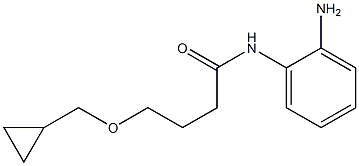 N-(2-aminophenyl)-4-(cyclopropylmethoxy)butanamide Struktur