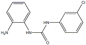 N-(2-aminophenyl)-N'-(3-chlorophenyl)urea Struktur