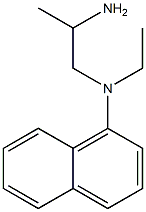 N-(2-aminopropyl)-N-ethylnaphthalen-1-amine Struktur