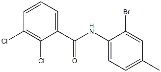 N-(2-bromo-4-methylphenyl)-2,3-dichlorobenzamide Struktur